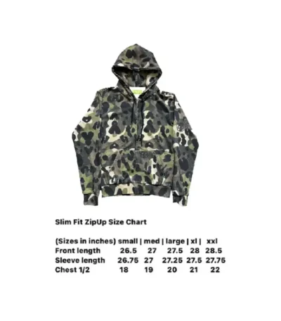 Camo Zip Up Hoodie (2)