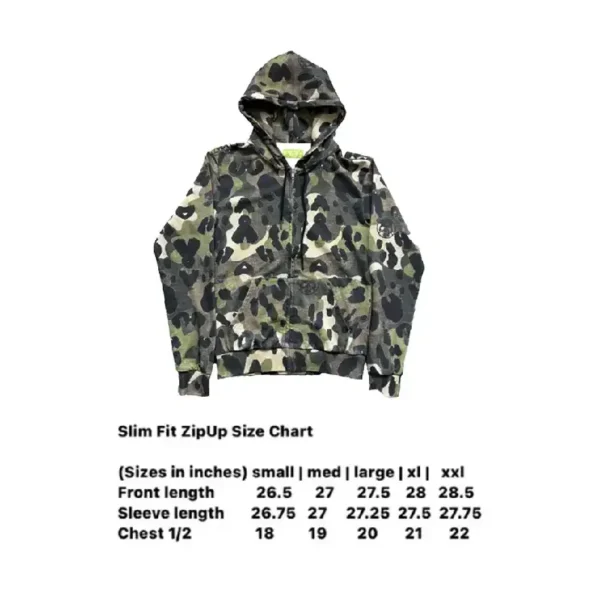Camo Zip Up Hoodie (2)