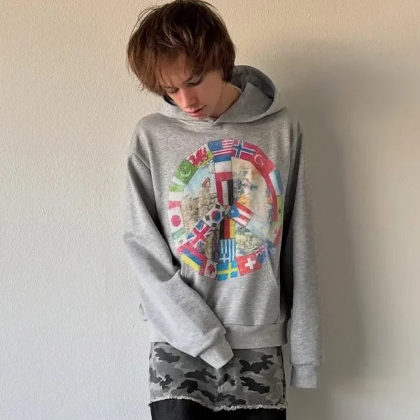 Chaos Hoodie White (1)